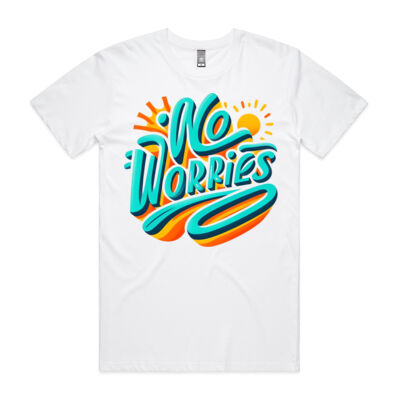 "No Worries" Men's T-Shirt Thumbnail