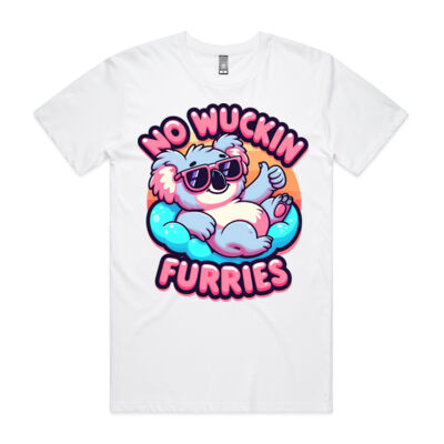 "No Wuckin Furries" Men's T-Shirt Thumbnail