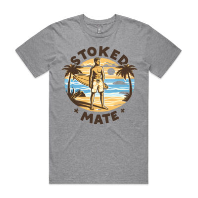 "Stoked Mate" Men's T-Shirt Thumbnail