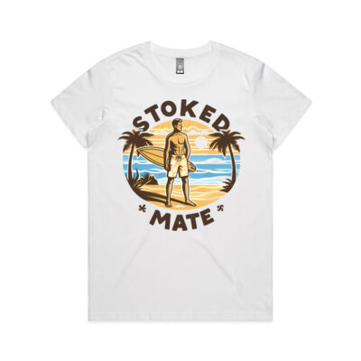 "Stoked Mate" Women’s T-Shirt Thumbnail