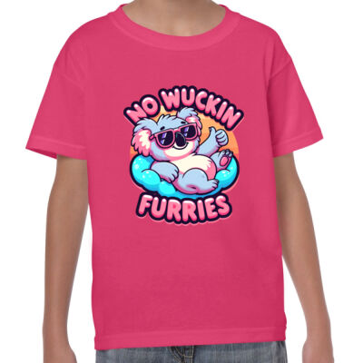 "No Wuckin Furries" Youth T-Shirt Thumbnail